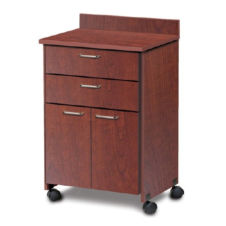 Clinton Industries Treatment Cabinet Mobile Laminate 2 Drawers 1 Shelf - Each - 8922-0SG-1SG-2GR-5C-EA