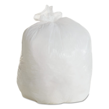 Lagasse Trash Bag Boardwalk® 30 gal. White LLDPE 0.60 mil 30 X 36 Inch Star Seal Bottom Coreless Roll - Case of 200 - BWK3036EXH-CS