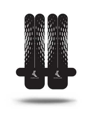 Mueller Sports Medicine Kinesiology Tape Easyfit® Black 3 X 4 X 6 Inch Cotton / Polyurethane NonSterile - Each - 23585-EA