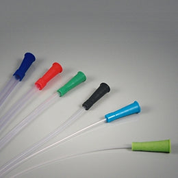 Dynarex Urethral Catheter Dynarex® Straight Tip Uncoated PVC 14 Fr. 16 Inch - Case of 50 - 4984-CS