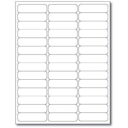 Precision Dynamics Blank Label Printer Label White Paper 2-5/8 X 4 Inch - Case of 1000 - WBW30-CS