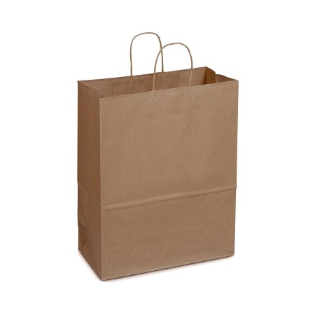 RJ Schinner Co Shopping Bag Duro® Mart Brown Kraft Paper - Case of 250 - 87128-CS