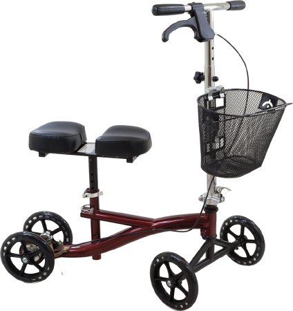 Apex-Carex Healthcare Knee Walker All Terrain Roscoe Aluminum Frame 350 lbs. Weight Capacity 31 to 41 Inch Height - Each - ROS-KSBG-EA