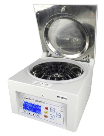 McKesson Fixed Angle Centrifuge McKesson 24 Place Fixed Angle Rotor Digital variable speed control with speed range from 500 RPM to 4,000 RPM - Each - 148-C8724-EA