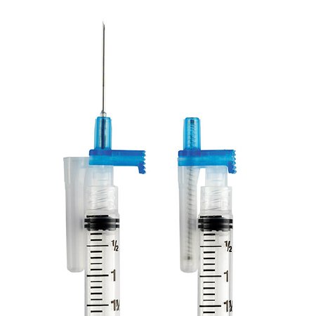 Retractable Technologies Safety Hypodermic Needle EasyPoint® 1 Inch Length 23 Gauge Regular Wall Retractable Safety Needle - Case of 400 - 82031-CS