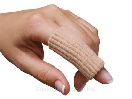 Pedifix Finger Sleeve Visco-Gel® Fully-Coated Ribbed Wide Pull-On - Pack of 3 - 4200-W-PK