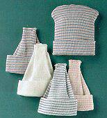 Alba Healthcare Infant Hat Baby Boggan® Blue / Pink / White Stripes Infant - Case of 160 - 80006-CS