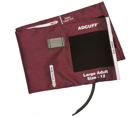 American Diagnostic Corp Reusable Blood Pressure Cuff Adcuff™ 34 to 50 cm Arm Nylon Cuff Large Adult Cuff - Each - 845-12XBD-1F-EA