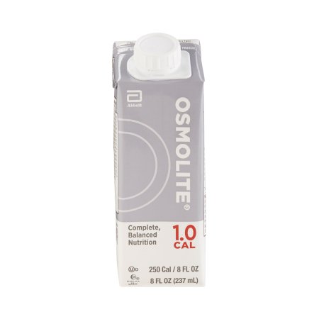 Abbott Nutrition Tube Feeding Formula Osmolite® 1.0 Cal Unflavored Liquid 8 oz. Reclosable Carton - Case of 24 - 64633-CS