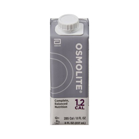 Abbott Nutrition Tube Feeding Formula Osmolite® 1.2 Cal Unflavored Liquid 8 oz. Reclosable Carton - Each - 64635-EA