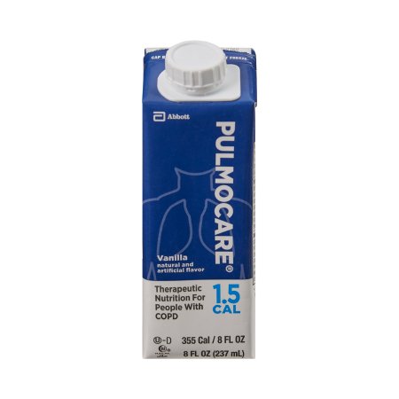 Abbott Nutrition Oral Supplement Pulmocare® Vanilla Flavor Liquid 8 oz. Carton - Each - 64811-EA