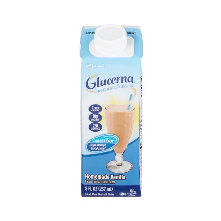 Abbott Nutrition Oral Supplement Glucerna® Therapeutic Nutrition Shake Vanilla Flavor Liquid 8 oz. Carton - Case of 24 - 64922-CS
