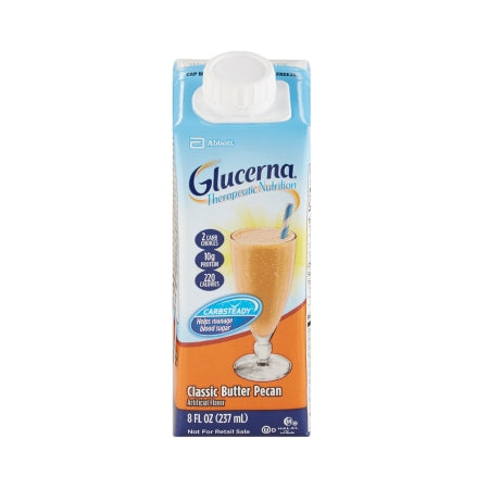 Abbott Nutrition Oral Supplement Glucerna® Therapeutic Nutrition Shake Butter Pecan Flavor Liquid 8 oz. Carton - Each - 64927-EA