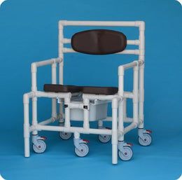 IPU Shower Chair Elite With Backrest 325 lbs. Weight Capacity - Each - ELT820G-EA