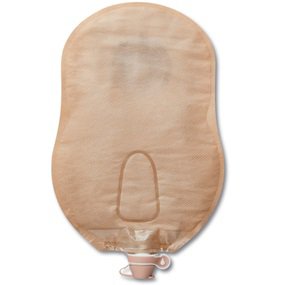 Hollister Urostomy Pouch Premier™ One-Piece System 9 Inch Length Drainable Convex, Pre-Cut - Box of 5 - 84897-BX