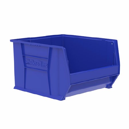 Akro-Mils Storage Bin AkroBins® Super-Size Blue Plastic 12 X 18-3/8 X 20 Inch - CT/1 - 30283BLUE-CT