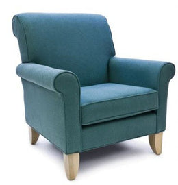 Graham-Field Lounge Chair Graham Field Cherry / Cinnamon Fixed Armrests Fabric Upholstery - Each - CGR1040G2-EA