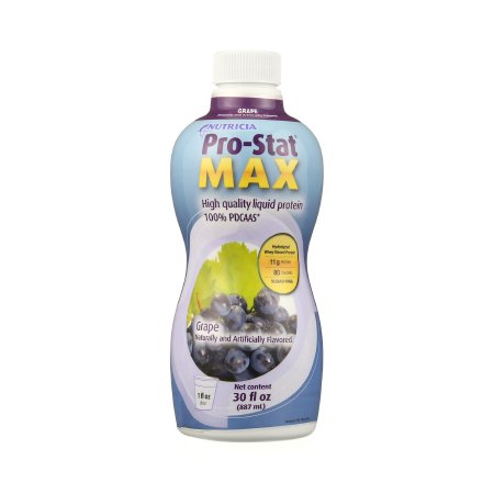 Nutricia North America Oral Supplement Pro-Stat® MAX Grape Flavor Liquid 30 oz. Bottle - Case of 4 - 98490-CS