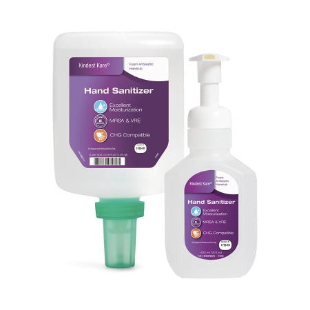 SC Johnson Professional USA Inc Hand Sanitizer Kindest Kare® 1,000 mL Ethyl Alcohol Foaming Dispenser Refill Bottle - Case of 12 - 1458FM-CS