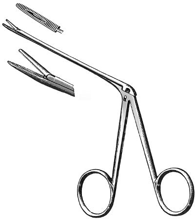 Fine Surgical Forceps Hartmann 3-1/2 Inch Length Serrated Alligator Jaws - Each - 25-710-EA