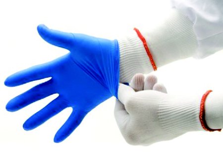 Erie Scientific Glove Liner UltraFIT® Full-Finger Nylon White Medium - Case of 144 - 51002-12-001-CS