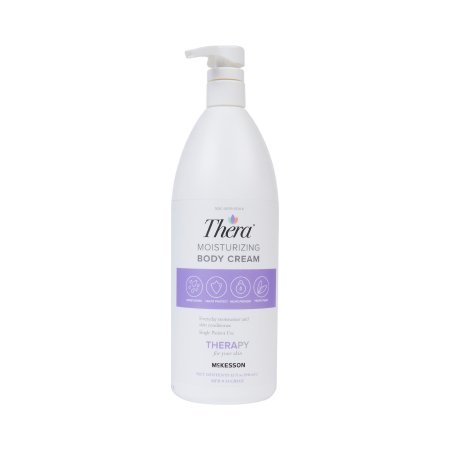 McKesson Hand and Body Moisturizer Thera® 32 oz. Pump Bottle Scented Cream CHG Compatible - BT/1 - 53-CRM32-BT