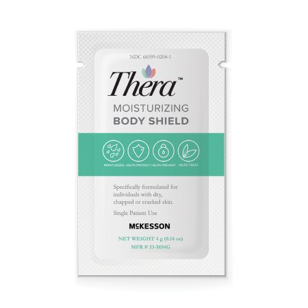 McKesson Skin Protectant Thera® Moisturizing Body Shield 4 Gram Individual Packet Scented Cream - Case of 864 - 53-MS4G-CS