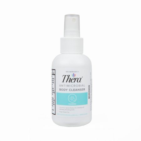 McKesson Antimicrobial Body Wash Thera® Liquid 4 oz. Pump Bottle Scented - Case of 24 - 53-AC4-CS