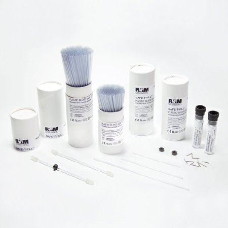 ASP Global LLC Safe-T-Fill® Capillary Blood Collection Tube Blood Gas Tube Balanced Heparin Additive 2.1 X 173 mm 230 ÂµL Without Color Coding Without Closure Plastic Tube - Pack of 250 - 060187-PK