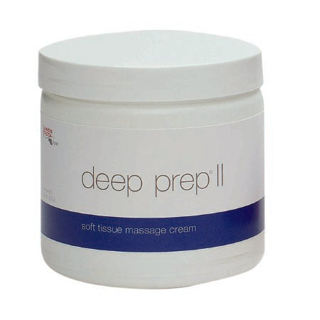 Fabrication Enterprises Massage Treatment Deep Prep® II 15 oz. Jar Unscented Cream - Each - 13-3237-EA