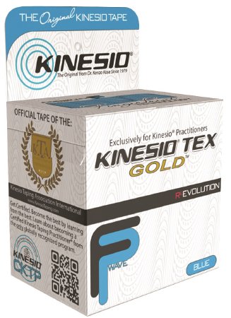Fabrication Enterprises Kinesiology Tape Kinesio® Tex Gold™ FP Blue 2 Inch X 5-1/2 Yard Cotton NonSterile - Pack of 6 - 24-4871-6-PK