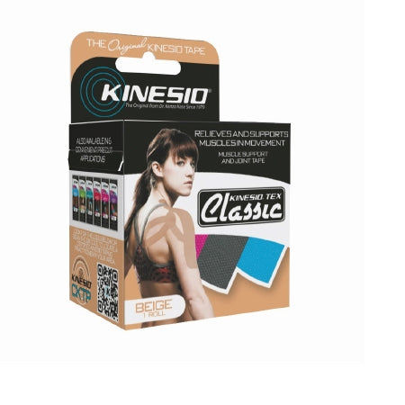 Fabrication Enterprises Kinesiology Tape Kinesio® Tex Classic Beige 2 Inch X 4-2/5 Yard Cotton NonSterile - Pack of 6 - 24-4890-6-PK