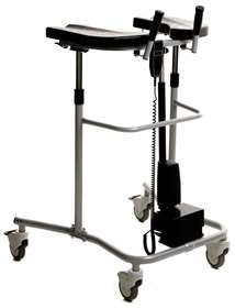 Fabrication Enterprises Cardiac Walker Pneumatic EVA Aluminum Frame 333 lbs. Weight Capacity 35-1/2 to 51 Inch Height - Each - Z01048-EA