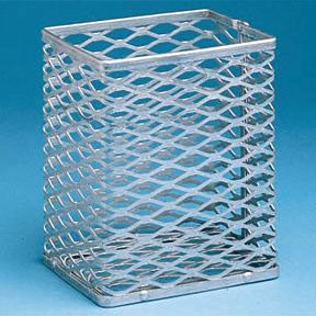 Fisher Scientific Storage Basket Fisherbrand™ Silver Aluminum 4 X 5 X 6 Inch - Each - 1380720-EA