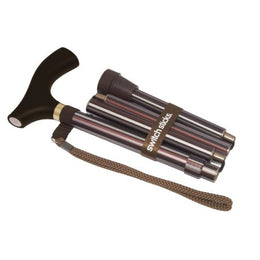 Mabis Healthcare Folding Cane Switch Sticks® Aluminum 32 to 37 Inch Height Kensington Print - Each - 502-2000-5104-EA