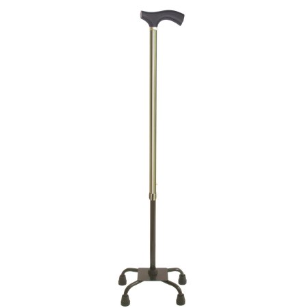 Mabis Healthcare Large Base Quad Cane Switch Sticks® Aluminum 27 to 36 Inch Height Huntington Print - Each - 502-2001-5105-EA