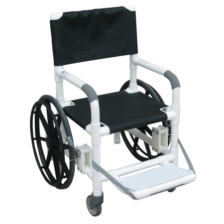 MJM International Transfer Chair Echo MRI 350 lbs. Weight Capacity White Upholstery - Each - E131-18-24W-SL-MRI-EA