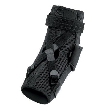 Breg Elbow Brace Breg® HEX 2X-Large Hook and Loop Strap Closure Half-Wrap Sleeve Left or Right Elbow Black - Each - 14486-EA