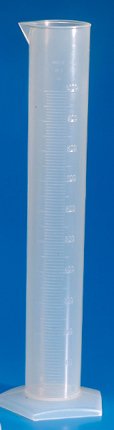 Globe Scientific Graduated Cylinder Pentagonal Base Polypropylene 1,000 mL (32 oz.) - Each - 601082-1-EA