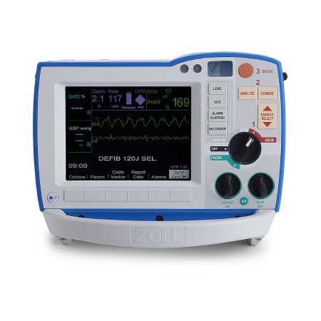 Zoll Medical Defibrillator Unit Automatic Zoll® R Series ALS Electrode / Paddle Contact - Each - 35020000001130012-EA