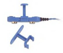 Natus Medical Snap-On T-Bar Handle Natus® Blue For use with EMG Bipolar Bar Electrodes - Each - 019-421000-EA