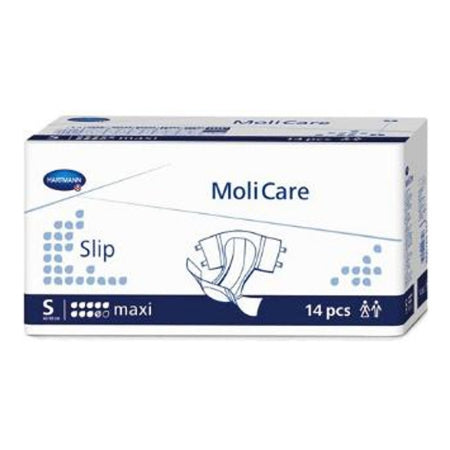 Medline Unisex Adult Incontinence Brief MoliCare® Slip Maxi Small Disposable Heavy Absorbency - Bag of 14 - PHT165531-BG