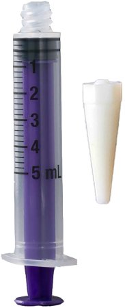 Vesco Medical Enteral / Oral Syringe Vesco® Enfit Tip Without Safety - Case of 500 - VED-605TC-CS