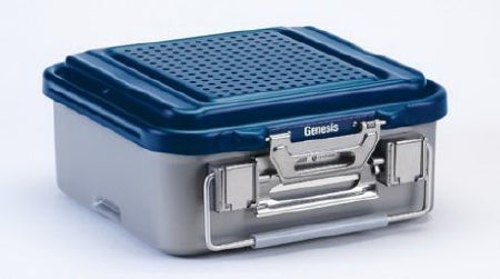 V. Mueller Sterilization Container Genesis® 6-1/16 X 11-3/16 X 12-3/8 Inch - Each - CD1-6B-BLUE-EA