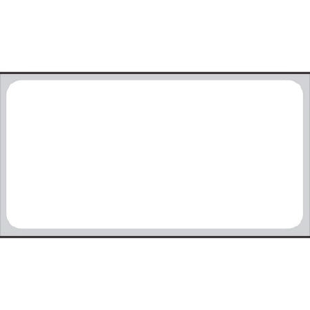 Precision Dynamics Blank Label pdc® Printer Label White Polyethylene 1-1/4 X 2-1/2 Inch - Box of 6 - TTR-114212-BX