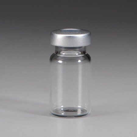 Health Care Logistics Sterile Empty Vial (SEV) Borosilicate Glass 5 mL Stopper Cap - Box of 25 - 18492-BX