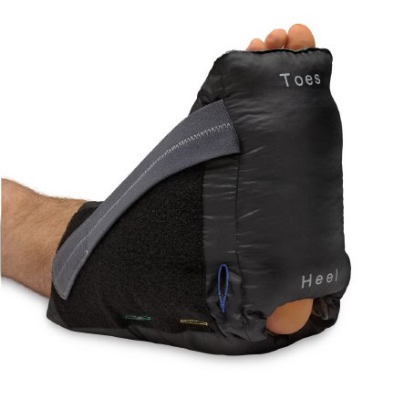 Medline Heel Protector One Size Fits Most Black / Gray - Case of 4 - MDT823330CS-CS