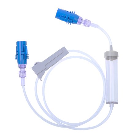 ICU Medical Secondary IV Administration Set ChemoLock® Gravity 20 Drops / mL Drip Rate With Filter - Case of 50 - CL3520-CS