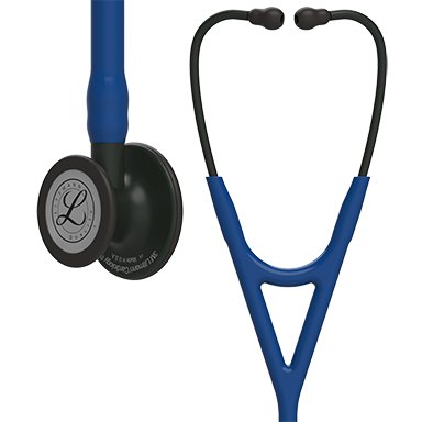 3M Cardiology Stethoscope 3M™ Littmann® Cardiology IV™ Blue 1-Tube 22 Inch Tube Double Sided Chestpiece - Each - 6168-EA