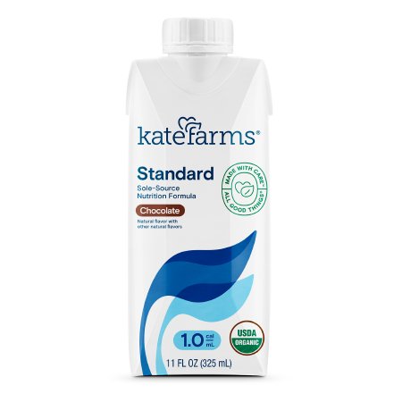 Kate Farms Oral Supplement Kate Farms® Standard 1.0 Chocolate Flavor Liquid 11 oz. Carton - Case of 12 - 851823006690-CS